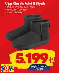 UGG CLASSİC MİNİ II SİYAH